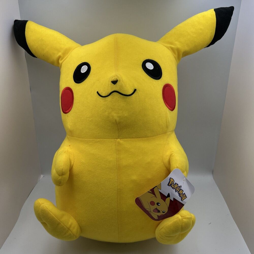 Pokémon Pikachu 19" Plush Toy Factory 2022 Large Stuffed Animal NWT